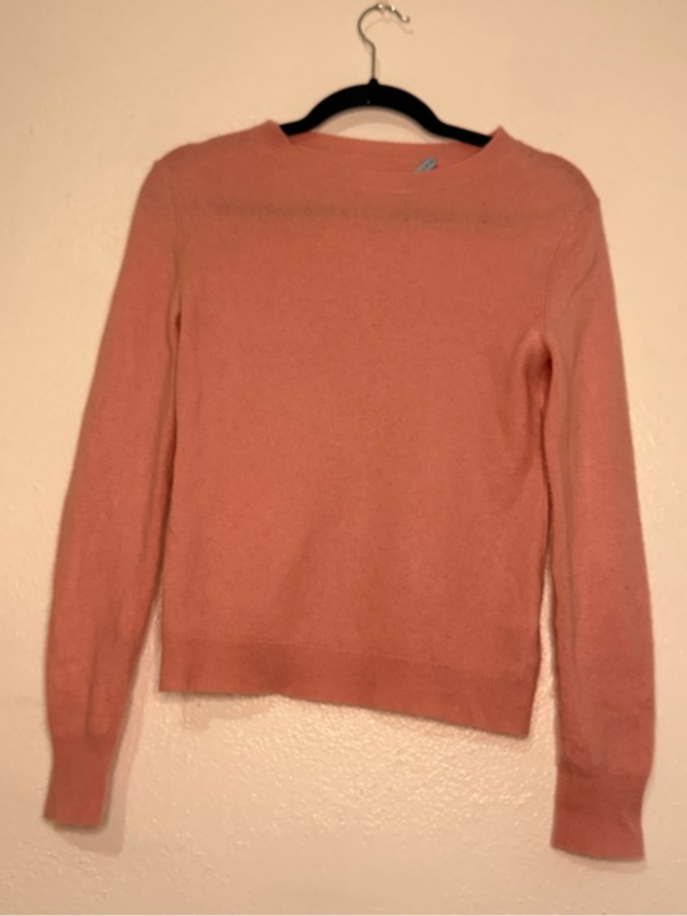 ANTONIO MELANI Peach Cashmere Crewneck Sweater. Sz XS.